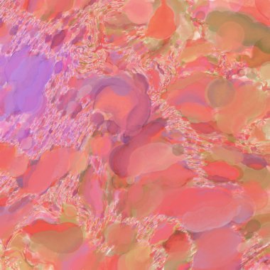 El yapımı sürreal soyut desenli suluboya. Modern sanatsal resim. 2D çizim. Arkaplan boyası karışımı. Yaratıcı duvar sanatı. Çağdaş sanat.