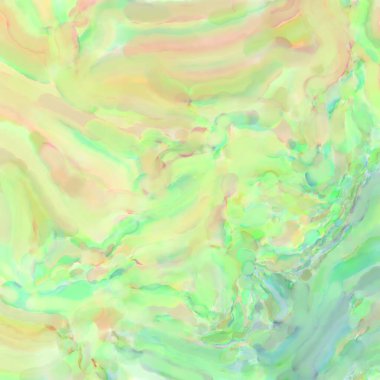 Pastel renklerde suluboya resim. Poster, duvar sanatı, afiş, kart, kitap kapağı ya da ambalaj için rahatlatıcı kompozisyonun yumuşak renkli çizimi. Modern fırça darbeleri resim.