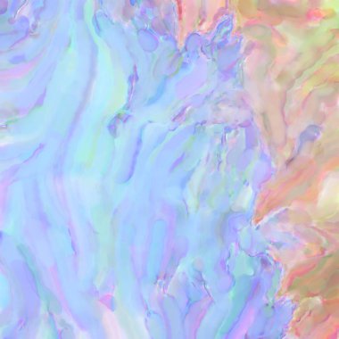 Çağdaş sanat. El işçiliğinin renkli dokusu. Modern resim. Yüzeyde suluboya vuruşlar. Sanatsal arkaplan resmi. Tablo üzerinde soyut resim. Fırça darbeleri.