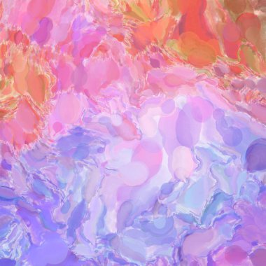 El yapımı sürreal soyut desenli suluboya. Modern sanatsal resim. 2D çizim. Arkaplan boyası karışımı. Yaratıcı duvar sanatı. Çağdaş sanat.