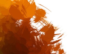 Taranmış Boyalı Soyut Arkaplan. Vahşi kaotik fırça darbeleri. Boya darbeleri. 2D İllüstrasyon. Fırça darbeli resim. 