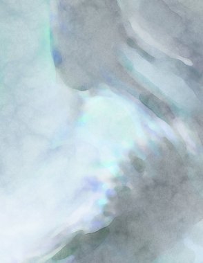 Alkol mürekkebini andıran rahatlatıcı fırça darbelerinin modern resmi. Poster, duvar sanatı, afiş, kart, kitap kapağı veya ambalaj için pastel renkli suluboya resim.