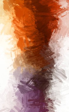 Modern sanat. Taranmış Boyalı Soyut Arkaplan. Fırça darbesi ile boyanmış. Boya darbeleri. 2B Görüntü.