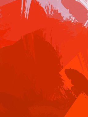 Duvar sanatı Eşsiz ve yaratıcı illüstrasyon. Fırça darbesi ile boyanmış. Renkli fırça darbelerinin soyut arkaplanı. Fırçalanmış canlı duvar kâğıdı. Boyalı sanatsal yaratım.