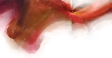 Modern sanat. Renkli çağdaş sanat eserleri. Renkli boya darbeleri. Soyut arkaplanda fırça darbeleri. fırça boyası.