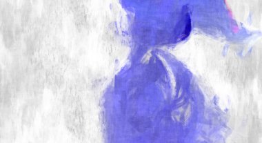 Soyut arkaplanda pürüzlü fırça darbeleri. Fırça boyası. Renkli boya darbeleri. Eşsiz duvar sanatı. Tuvaldeki modern sanat. Renkli çağdaş sanat eserleri. 