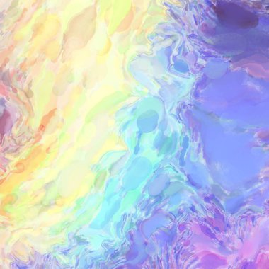 Çağdaş sanat. El işçiliğinin renkli dokusu. Modern resim. Yüzeyde suluboya vuruşlar. Sanatsal arkaplan resmi. Tablo üzerinde soyut resim. Fırça darbeleri. 