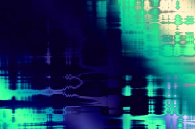 Soyut arkaplan. Yaşlanmış grunge dokusunda geometrik elementler. Farklı renk desenli grafiksel illüstrasyon.