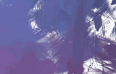 Renkli fırça darbelerinin 2B çizimi. Dekoratif doku resmi. Canlı boya desenli arka plan. Kaotik fırça darbeleri resim.