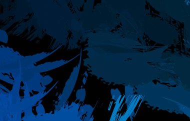 Vahşi fırça darbeleriyle yaratıcı soyut resim. Artistik fırça darbeleriyle donatılmış. Renkli ve canlı bir tasvir. Boyalı sanat.