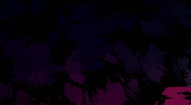 Canlı fırça darbeleriyle boyanmış. Renkli desenli resim. Fırçalanmış duvar kağıdını boya.