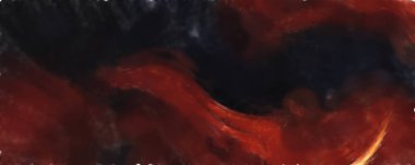 Modern sanat. Renkli çağdaş sanat eserleri. Renkli boya darbeleri. Soyut arkaplanda fırça darbeleri. fırça boyası.