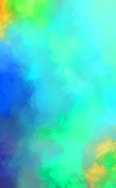 Sanatsal soyut arkaplan. Doku boyalı duvar kağıdı. Boya darbeleriyle yaratıcı bir illüstrasyon. Fırça desenli resim.