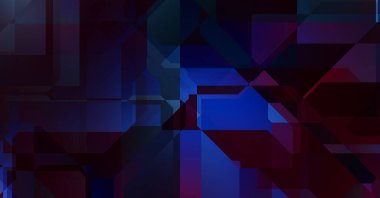 Dinamik bileşime sahip minimalist düz stil içinde modayı takip eden geometrik soyut arkaplan. 