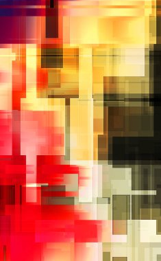 Fütürist soyut geometrik duvar kağıdı. Geometrik renkli şekiller. Dikdörtgen şekilli arka plan. Bir teknolojinin dijital illüstrasyonuName.