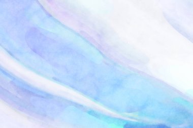 Alkol mürekkebini andıran rahatlatıcı fırça darbelerinin modern resmi. Poster, duvar sanatı, afiş, kart, kitap kapağı veya ambalaj için pastel renkli suluboya resim.