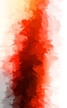 Renkli fırça darbelerinin 2D çizimi. Dekoratif desenli resim. canlı boya desenli arkaplan.