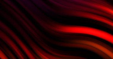 Siyah arka planda renkli düz çizgiler. Sıvı ve sıvı renkli dalgalar karanlıkta akıyor. Duvar kağıdı, afiş, arkaplan, kart, kitap, kapak, poster, afiş, broşür