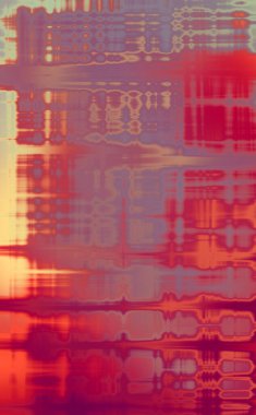 Geometrik desenli kentsel grunge arka planı. Doğrusal renkli dokular. Çürüyen bir dokunun gelecekteki duvar kâğıdı