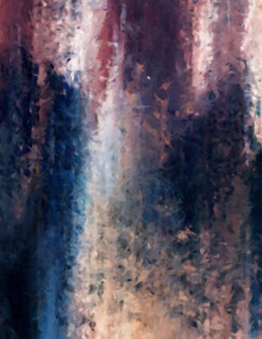 Modern sanat. Renkli çağdaş sanat eserleri. Renkli boya darbeleri. Soyut arkaplanda fırça darbeleri. Fırça boyası. Eşsiz duvar sanatı.