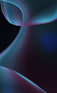 Soyut arkaplan. Değişken renk değişim dalgaları, dinamik hareketlerle. Işık dalgalarının neon renkli soyut tasarımı. Duvar kağıdı, afiş, arkaplan, kart, kitap illüstrasyonu, web sitesi.