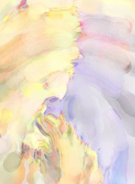 Yüzeyde suluboya vuruşlar. Sanatsal arkaplan resmi. Tablo üzerinde soyut resim. Fırça darbeleri. Çağdaş sanat. El işçiliğinin renkli dokusu. Modern resim.