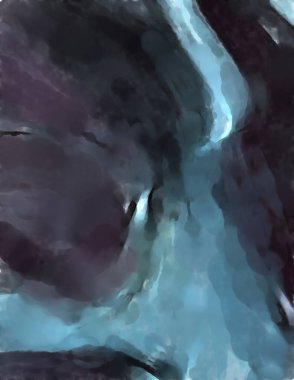 Modern sanat. Renkli çağdaş sanat eserleri. Renkli boya darbeleri. Soyut arkaplanda fırça darbeleri. fırça boyası.