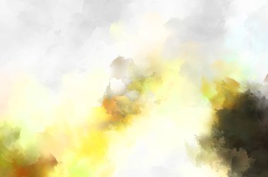 Sanatsal soyut arkaplan. Doku boyalı duvar kağıdı. Boya darbeleriyle yaratıcı bir illüstrasyon. Fırça desenli resim.