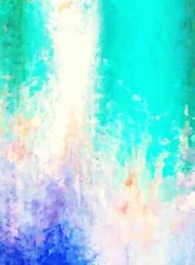 Modern sanat. Renkli çağdaş sanat eserleri. Renkli boya darbeleri. Soyut arkaplanda fırça darbeleri. Fırça boyası. Eşsiz duvar sanatı.