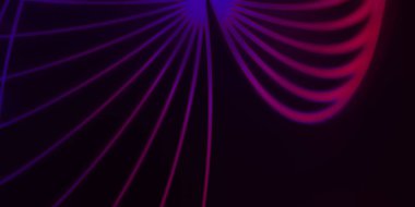 Işık dalgalarının neon renkli soyut tasarımı. Dijital arka plan ve neon ışığı parlama efekti. Parlak ışınlar duvar kağıdı.