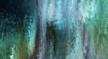 Modern sanat. Renkli çağdaş sanat eserleri. Renkli boya darbeleri. Soyut arkaplanda fırça darbeleri. Fırça boyası. Eşsiz duvar sanatı.