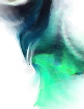 Modern sanat. Renkli çağdaş sanat eserleri. Renkli boya darbeleri. Soyut arkaplanda fırça darbeleri. fırça boyası.