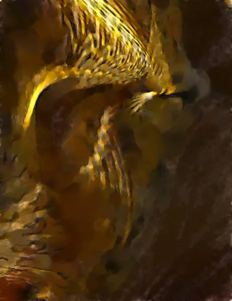 Modern sanat. Renkli çağdaş sanat eserleri. Renkli boya darbeleri. Soyut arkaplanda fırça darbeleri. fırça boyası.