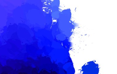 Duvar sanatı Eşsiz ve yaratıcı illüstrasyon. Fırça darbesi ile boyanmış. Renkli fırça darbelerinin soyut arkaplanı. Fırçalanmış canlı duvar kâğıdı. Boyalı sanatsal yaratım.