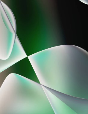 Soyut arkaplan. Değişken renk değişim dalgaları, dinamik hareketlerle. Işık dalgalarının neon renkli soyut tasarımı. Duvar kağıdı, afiş, arkaplan, kart, kitap illüstrasyonu, web sitesi.