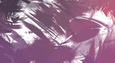 Renkli fırça darbelerinin soyut arkaplanı. fırçalanmış canlı duvar kağıdı. resmedilmiş sanat eseri. Eşsiz ve yaratıcı illüstrasyon.