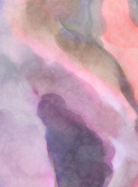 El yapımı sürreal soyut desenli suluboya. Modern sanatsal resim. 2D çizim. Arkaplan boyası karışımı. Yaratıcı duvar sanatı. Çağdaş sanat