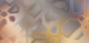 Renkli ve canlı geometrik şekiller katmanları var. Bir teknoloji planının dijital illüstrasyonu. Gelecekçi tasarım şablonu.