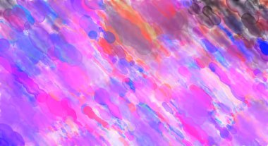 Çağdaş sanat. El yapımı resim. Modern sanat eserleri. Yüzeyde suluboya fırça darbeleriyle resim yapmak. 2D çizim. Sanatsal arkaplan resmi. Tablo üzerinde soyut resim. Renkli doku.