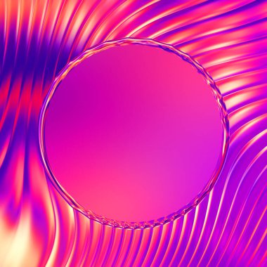 Soyut çerçeveli arkaplan. Renkli, canlı, dalgalı bir duvar kağıdı. Merkezi çerçeveli yaratıcı grafik 2d çizim. Dinamik şekilli modaya uygun sıvı örtüsü.