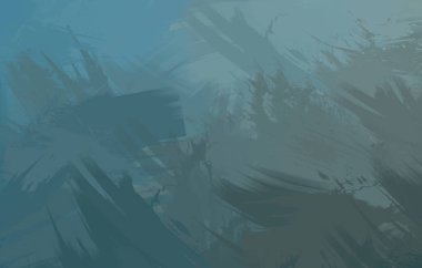 Kaotik resim. Taranmış Boyalı Soyut Arkaplan. Fırça darbesi ile boyanmış. Sanatsal canlılık ve renkli duvar kağıdı.