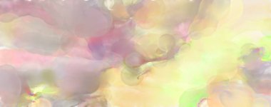 Çağdaş sanat. El yapımı resim. Modern sanat eserleri. Yüzeyde suluboya fırça darbeleriyle resim yapmak. 2D çizim. Sanatsal arkaplan resmi. Tablo üzerinde soyut resim. Renkli doku.