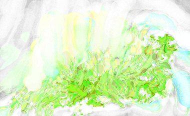 2D çizim. Sanatsal arkaplan resmi. Tablo üzerinde soyut resim. Çağdaş sanat. El yapımı resim. Renkli doku. Modern sanat eserleri. Yüzeyde suluboya fırça darbeleriyle boyama.