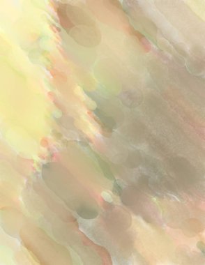 Çağdaş sanat. El yapımı resim. Modern sanat eserleri. Yüzeyde suluboya fırça darbeleriyle resim yapmak. 2D çizim. Sanatsal arkaplan resmi. Tablo üzerinde soyut resim. Renkli doku.