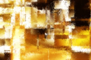 Modern sanat. Renkli çağdaş sanat eserleri. Renkli boya darbeleri. Soyut arkaplanda fırça darbeleri. Fırça boyası. Eşsiz duvar sanatı.