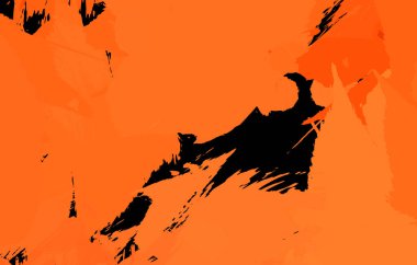 Sanatsal soyut arkaplan. Doku boyalı duvar kağıdı. Boya darbeleriyle yaratıcı bir illüstrasyon. Fırça desenli resim.