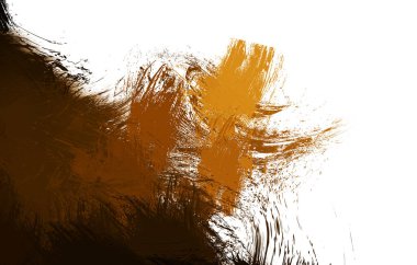 Duvar sanatı Eşsiz ve yaratıcı illüstrasyon. Fırça darbesi ile boyanmış. Renkli fırça darbelerinin soyut arkaplanı. Fırçalanmış canlı duvar kâğıdı. Boyalı sanatsal yaratım.