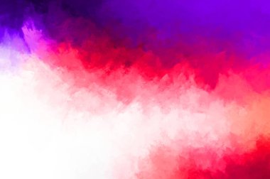 Yaratıcı soyut resim. Artistik fırça darbeleriyle donatılmış. Renkli ve canlı bir illüstrasyon. boyalı sanat.