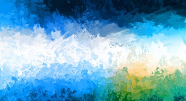 Renkli fırça darbelerinin soyut arkaplanı. fırçalanmış canlı duvar kağıdı. resmedilmiş sanat eseri. Eşsiz ve yaratıcı illüstrasyon.