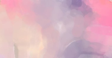 Yumuşak suluboya duvar kağıdı. Hafifçe fırçalanmış renkleri olan sanatsal bir resim. Pastel renkler arkaplana dokunmuş. Soyut duvar sanatı..